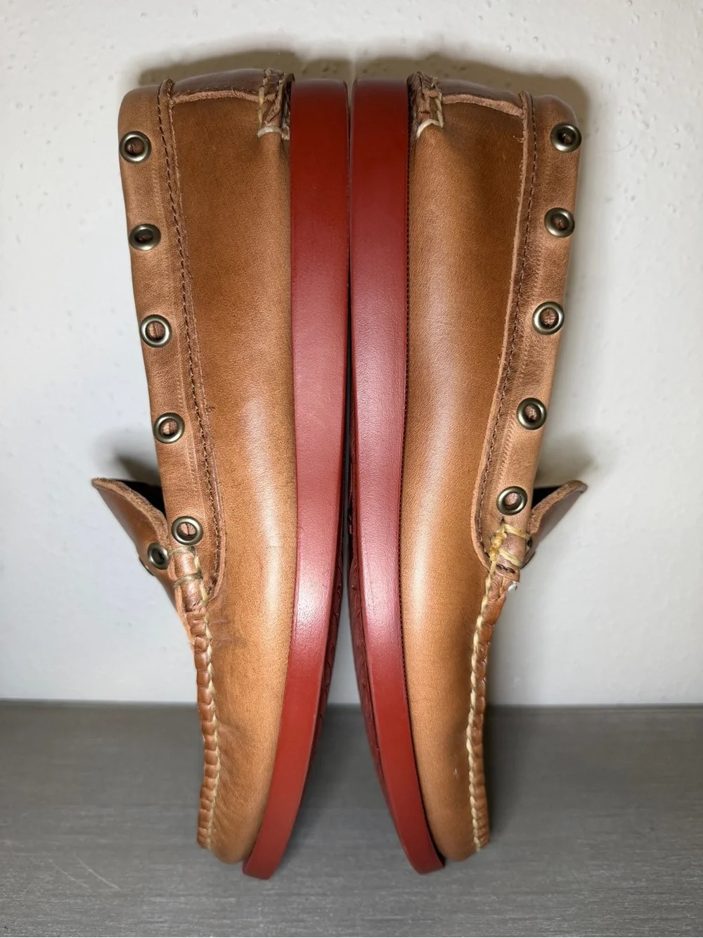 Rancourt & Co Hand Sewn Leather Loafers Men’s 9.5 D Made in Maine USA New
